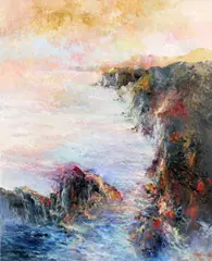 John Jermyn, Facing the Atlantic, Oil on Canvas