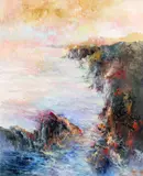 John Jermyn, Facing the Atlantic, Oil on Canvas