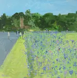 John Morris, Botanic Gardens, Acrylic on Board