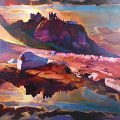 Kevin Lowry, Dunluce, Oil on Canvas