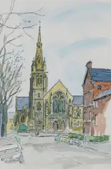 Marcus Patton, Scenes of Belfast, Set of 3, Watercolour