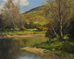Spring In Glendun, Co. Antrim by Maurice Canning Wilks, Oil on Canvas, sold Sep 2026