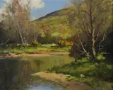 Maurice Canning Wilks, Spring In Glendun, Co. Antrim, Oil on Canvas