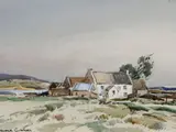 Maurice Canning Wilks, Country Cottage Scene, Watercolour