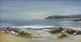 Mattie Waugh, Portballintrae, Oil on Board