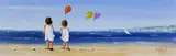 Michelle Carlin, Coloured Balloons, Oil on Canvas