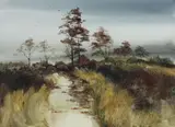Phyllis del Vecchio, Evening, Watercolour