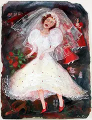 Rita Duffy Rua, The Bride, Mixed Media