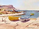 Sam Mclarnon, Dunseverick, Watercolour