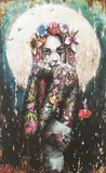 Terry Bradley, Rose, Unique Print on Canvas
