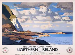 Ulster Transport Authority, Antrim Coast Road Northern Ireland, Poster