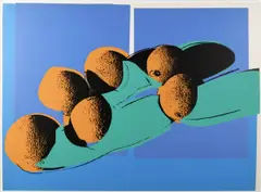 Andy Warhol, Space Fruit: Cantaloupes I (FS II.201), Screenprint on Lenox Museum Board. Numbered A149.103 on verso.