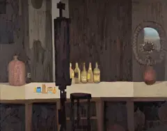 Arthur Armstrong, Studio 2, Oil on Board