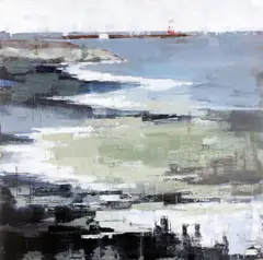 Bridget Flinn, Shelly Banks, Acrylic on Canvas