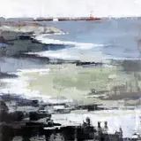 Bridget Flinn, Shelly Banks, Acrylic on Canvas