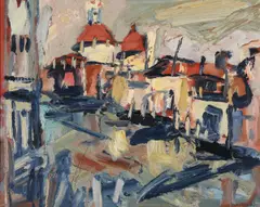 Colin Davidson, Venice, Oil on Board