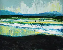 Daniel O'Neill, Belfast Lough, Oil on Board