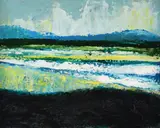 Daniel O'Neill, Belfast Lough, Oil on Board