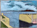 Graham Knuttel, Coliemore Harbour Dalkey, Mixed Media