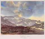 Hrh King Charles III, Ben Avon, near Braemar, January, 2002, Lithograph in colours/wove paper, printed by Curwen Prints Ltd., Chilford, published by Belgravia Gallery, London, Signed and Numbered 49 of 100.