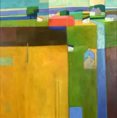 Blue Lane by Kevin McAleenan, Oil on Canvas, sold Sep 2026