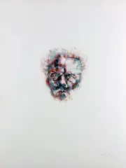 Head of Strindberg by Louis le Brocquy, Lithograph, Edition 79 of 100., sold Sep 2026