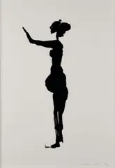 The Tain, Macha Pleading by Louis le Brocquy, Lithograph Brush Drawing. Edition 38 of 70., sold Sep 2026