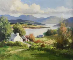 September Morning, Lough Swilly by Maurice Canning Wilks, Oil on Canvas, sold Sep 2026