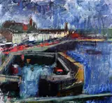 Michael McGuinness, Promenade and Harbour, Oil on Linen