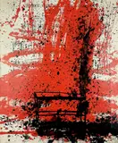 Neil Shawcross, Musical Chair, Oil on Board