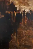 Noel Murphy, Scholars, Oil on Canvas