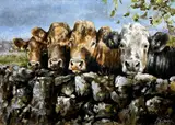 Philip Childs, A Friendly Greeting, Acrylic on Canvas