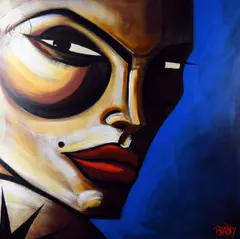 Terry Bradley, Close Up, Oil on Canvas