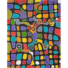 Marinka Nangala, (Language group: Pintupi), synthetic polymer paint on canvas