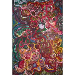 Alkawari Dawson, (Language group: Pitjantjatjara), synthetic polymer paint on canvas
