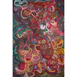 Alkawari Dawson, (Language group: Pitjantjatjara), synthetic polymer paint on canvas