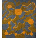 Jean Inyalangka Burke, Karrpalma, 2003, synthetic polymer paint on canvas
