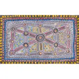 Arthur Tjatltjarra Robertson, (Language group: Ngaanyatjarra), synthetic polymer paint on canvas