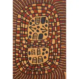 Tatali Napurrula, (Language group: Pintupi), synthetic polymer paint on linen
