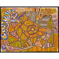 Matjiwa Jones, Nyinnganya, 2003, synthetic polymer paint on canvas