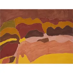 Patrick Mung Mung, (Language group: Gija), natural ochre and pigments on canvas