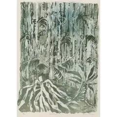 Grahame King, Rain Forest III, 1979, lithograph, ed. A/P 1/3