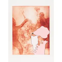 Brent Harris, The Problem, 2015, photopolymer gravure and screenprint, ed. 18/30