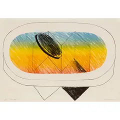 Jock Clutterbuck, The Pool Table, 1970, lithograph, ed. 15/15