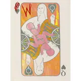 Anne Newmarch, Queen of Hearts, 1977, screenprint, ed. 2/70