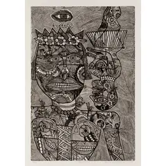 Barbara Hanrahan, Heroine, 1974, etching, ed. 4/60