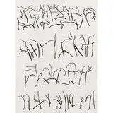 G W Bot, Glyphs, 2007, linocut, ed. 2/40
