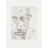 Anthony Lusk, Self Portrait No. XXVI, etching, ed. 70/100