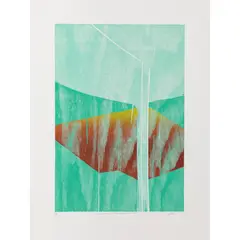 Rainer Doecke, There's Nothing we can do about that Now, 2021, reduction woodcut, ed. 2/40