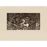 Tim Jones, After Uccellos Central Battel, 1986, wood engraving, ed. 2/30